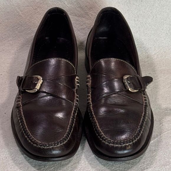 Vintage Cole Haan Buckle Strap Loafers Mens Size 11N - Picture 2 of 16